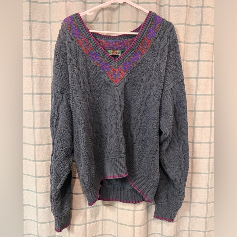 Beautiful and cozy grandpa sweater